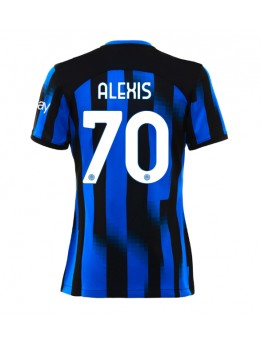 Ženski Nogometna dresi replika Inter Milan Alexis Sanchez #70 Domači 2023-24 Kratek rokav